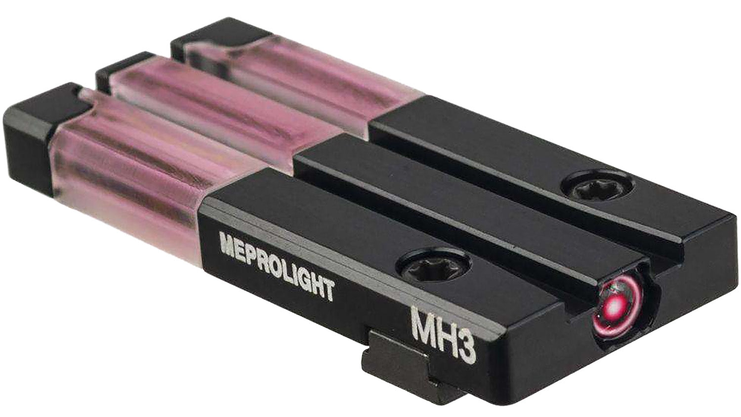 Meprolight USA FT Bullseye Tritium Red Fiber Optic Rear Pistol Sight Glock MOS Standard & Slimline