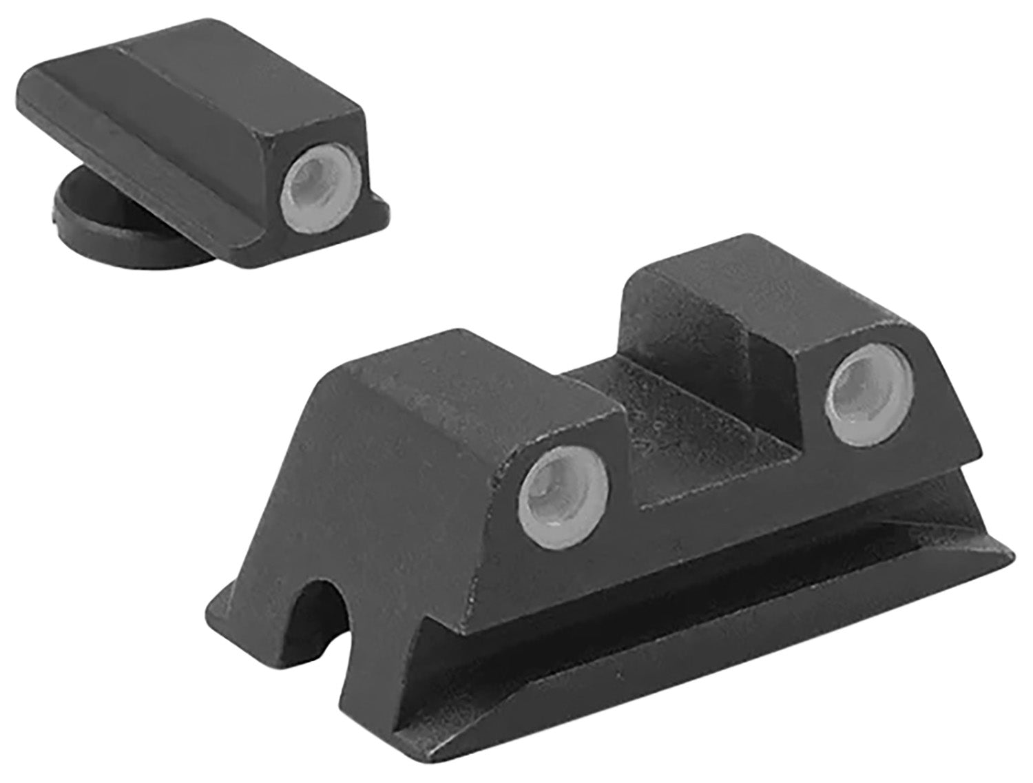 Meprolight Tru-Dot Night Sights Green Tritium White Outline Front & Rear for Walther PPS/PPX/Creed