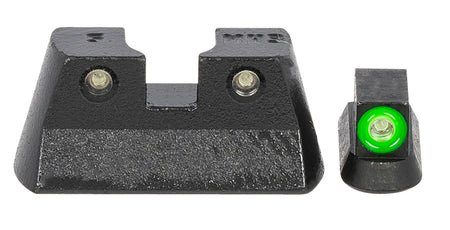 Meprolight Hyper-Bright Fixed Night Sight Set Green Tritium Green Outline CZ 75/82/83/85/97/SP-01