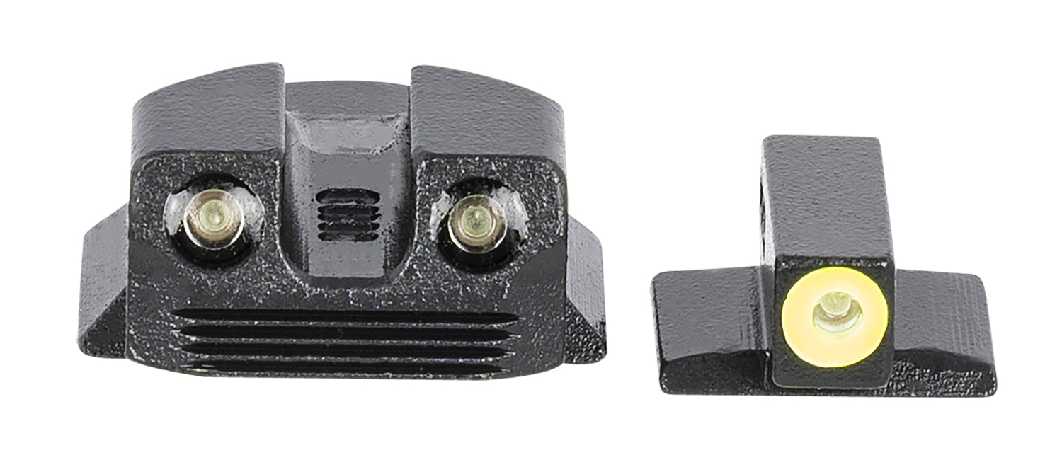 Meprolight USA Hyper-Bright 412293121 Day/Night Tritium Sight Set Black Frame Kimber 1911 Micro 9