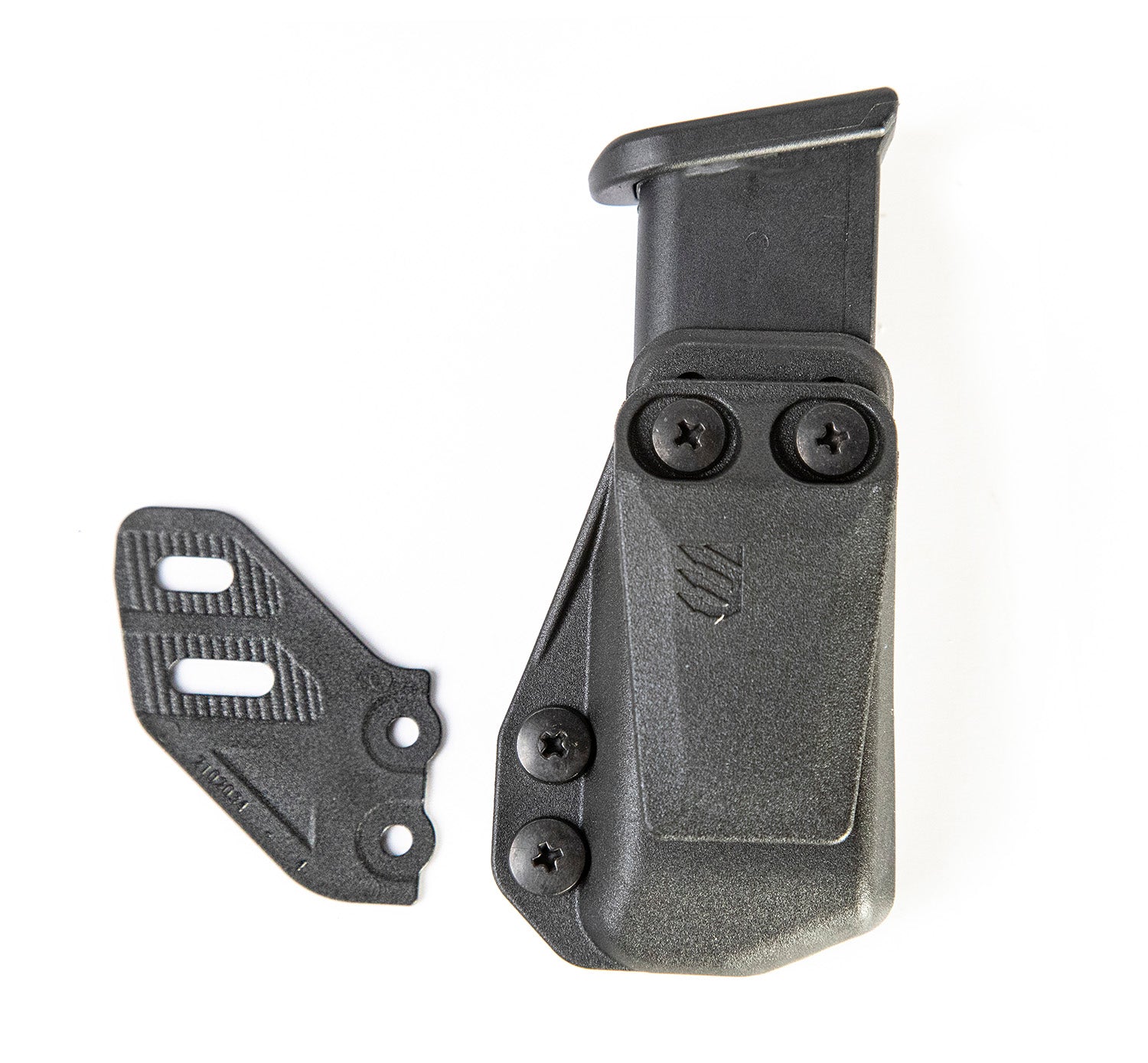 Blackhawk Stache Single Stack IWB Magazine Carrier Black Polymer Ambidextrous Belt Clip