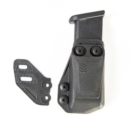 Blackhawk Stache Single Stack IWB Magazine Carrier Black Polymer Ambidextrous Belt Clip