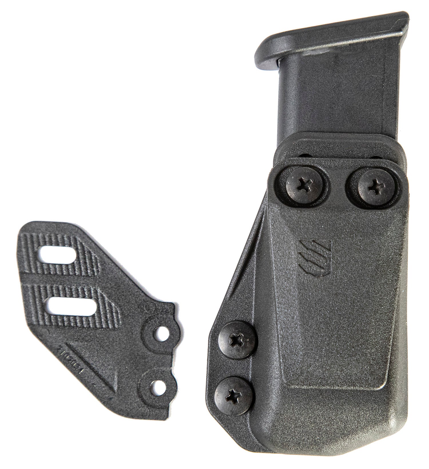 Blackhawk 416A02BK Stache Mag Carrier IWB Double Stack 1.5-Inch Belt Clip Black