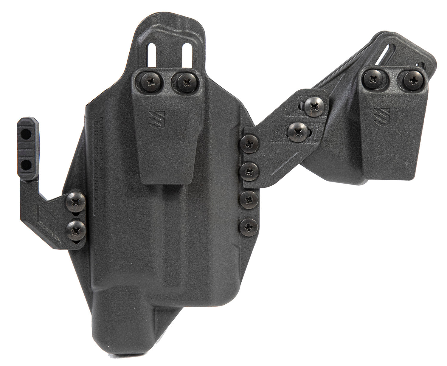 Blackhawk Stache IWB Concealment Holster Black Polymer Belt Clip Fits Glock 19/23/32/45 1.5" Wide Belt Ambidextrous