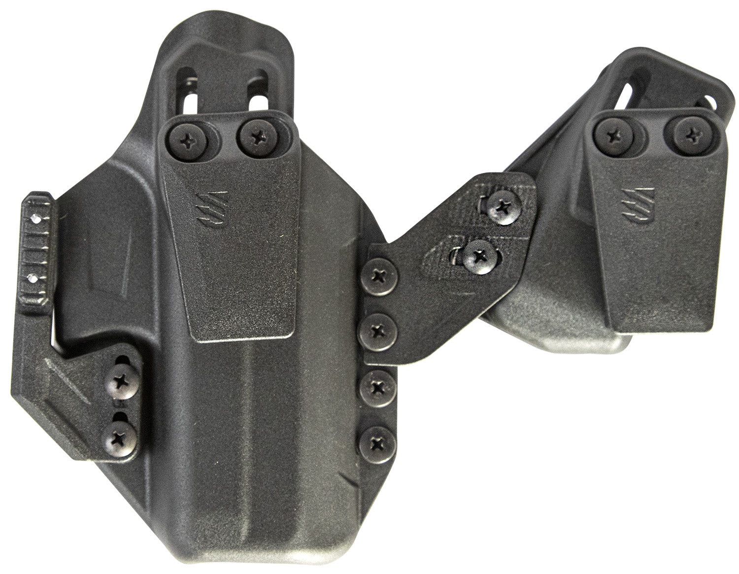 Blackhawk Stache Premium IWB Kit Size 76 Black Polymer Belt Clip Holster Fits Glock 48 Ambidextrous
