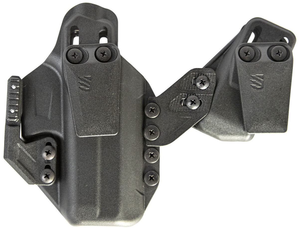 Blackhawk Stache IWB Size 63 Black Polymer Belt Clip Holster Compatible w/S&W Shield 9/40 Ambidextrous