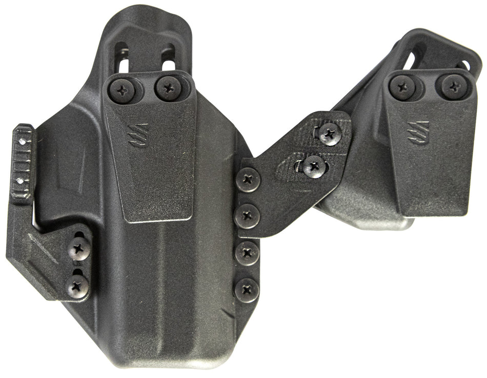 Blackhawk Stache IWB Size 63 Black Polymer Belt Clip Holster Compatible w/S&W Shield 9/40 Ambidextrous