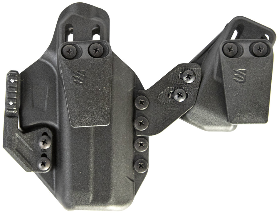 Blackhawk Stache Premium IWB Kit Size 25 Black Polymer Belt Clip Holster Compatible w/S&W M&P 9/40 Ambidextrous