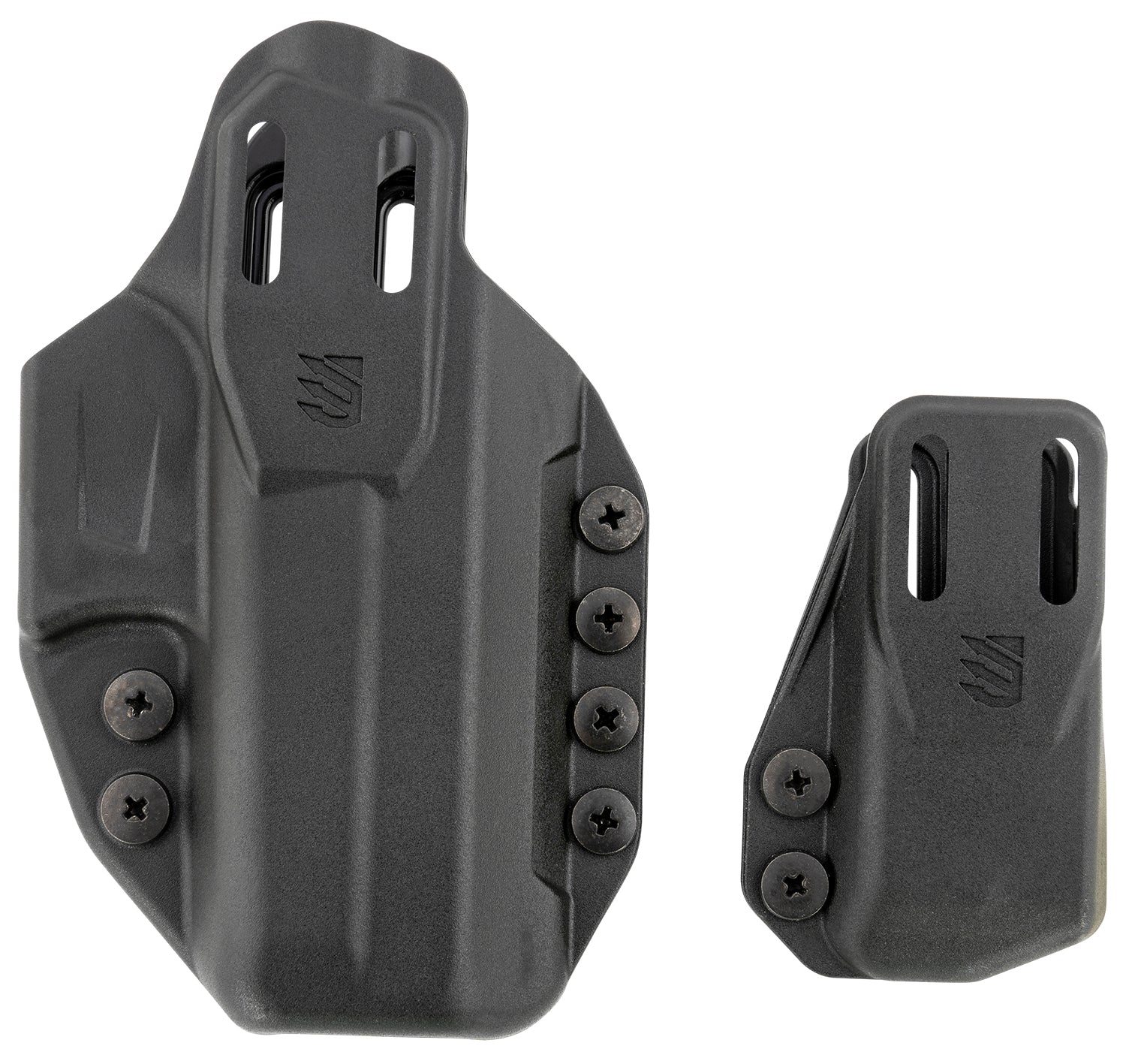Blackhawk Stache Premium IWB Kit Size 02 Black Polymer Belt Clip Holster Fits Glock 19/23/32/44/45 Mag Carrier Included Ambi