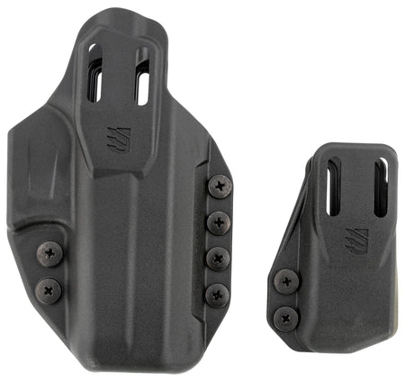 Blackhawk Stache Premium IWB Kit Size 02 Black Polymer Belt Clip Holster Fits Glock 19/23/32/44/45 Mag Carrier Included Ambi