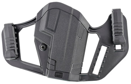 Uncle Mike's 79210 Black Polymer Ambidextrous Apparition Holster Compatible with Glock 19/23/26/27