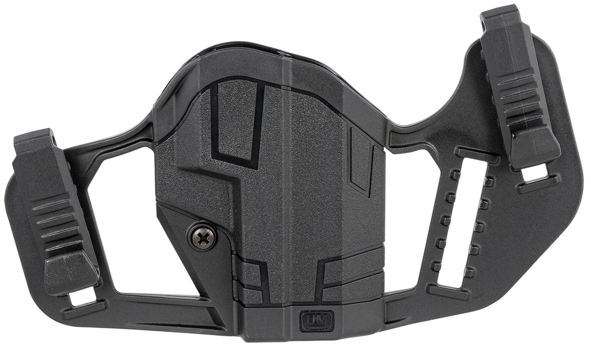 Uncle Mike's 79077 Black Polymer Apparition Belt Clip Holster for Springfield Hellcat and Glock 43/43X