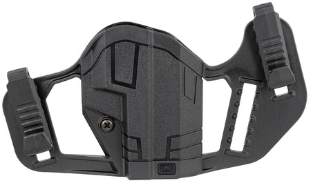Uncle Mike's 79077 Black Polymer Apparition Belt Clip Holster for Springfield Hellcat and Glock 43/43X