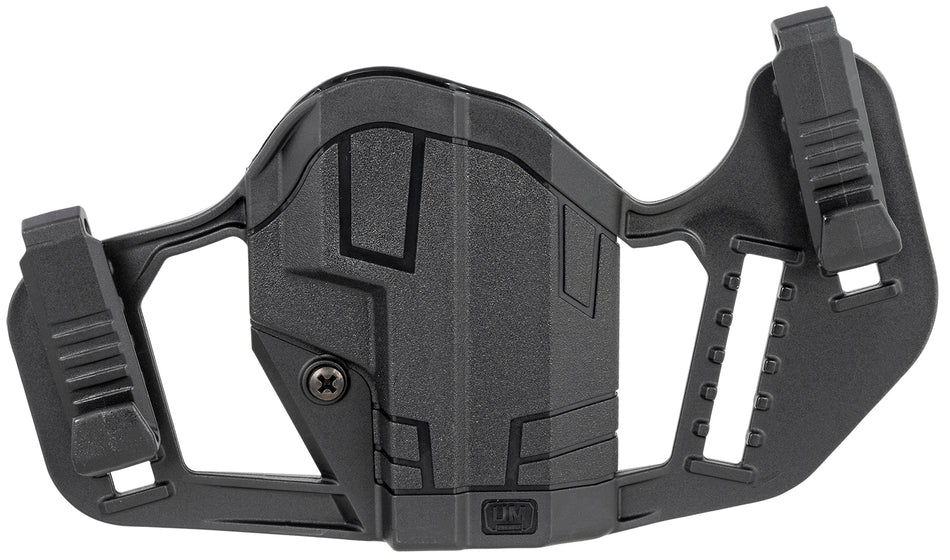 Uncle Mike's 79077 Black Polymer Apparition Belt Clip Holster for Springfield Hellcat and Glock 43/43X
