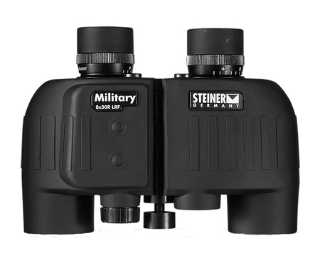 Steiner 2680 M830r 8x30mm LRF Binocular, Mil Radian Ranging Reticle, Auto Focus, Black Makrolon/Rubber Armor