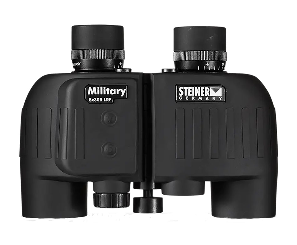 Steiner 2680 M830r 8x30mm LRF Binocular, Mil Radian Ranging Reticle, Auto Focus, Black Makrolon/Rubber Armor
