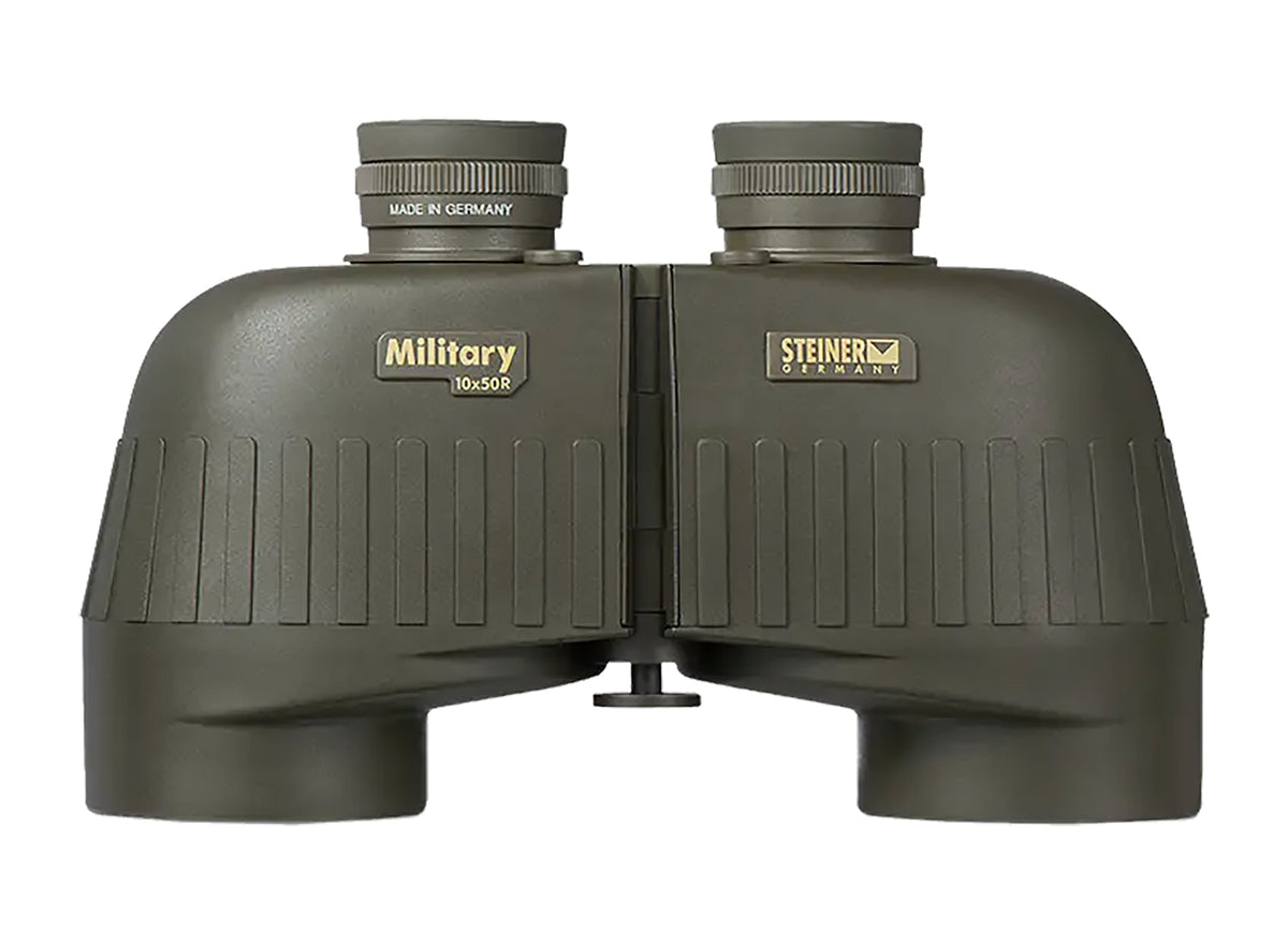 Steiner 2663 M1050 10x50mm Military Binocular, Laser Protection Filter, SUMR Reticle, Sports-Auto Focus, OD Green Makrolon/Rubber Armor