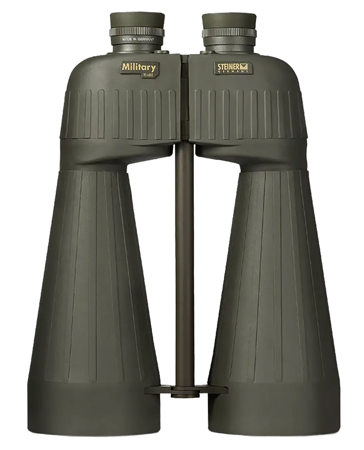 Steiner 2670 M1580 Military Binocular 15x80mm, Floating Prism Auto Focus, OD Green Makrolon/Rubber Armor