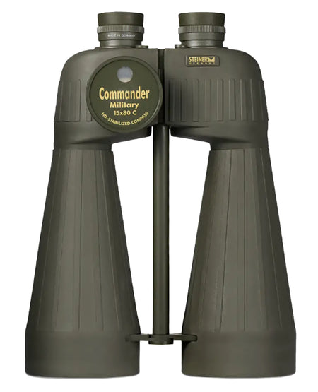 Steiner 2693 M1580 15x80mm Military Binocular, Reticle and Compass, Floating Prism Auto Focus, OD Green Makrolon/Rubber Armor
