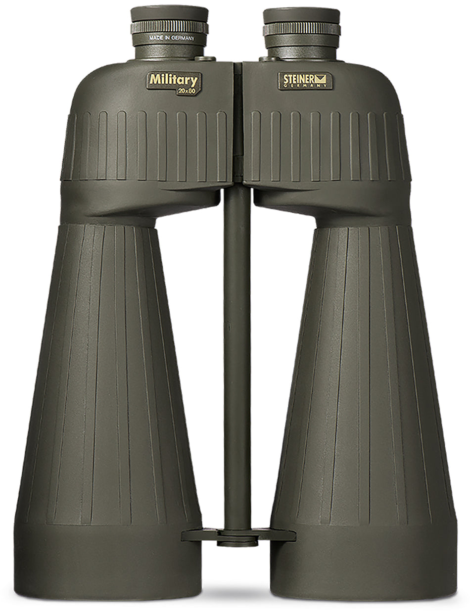 Steiner 2675 M2080 Military Binocular 20x80mm, Floating Prism Auto Focus, OD Green Makrolon/Rubber Armor w/Tripod Mount