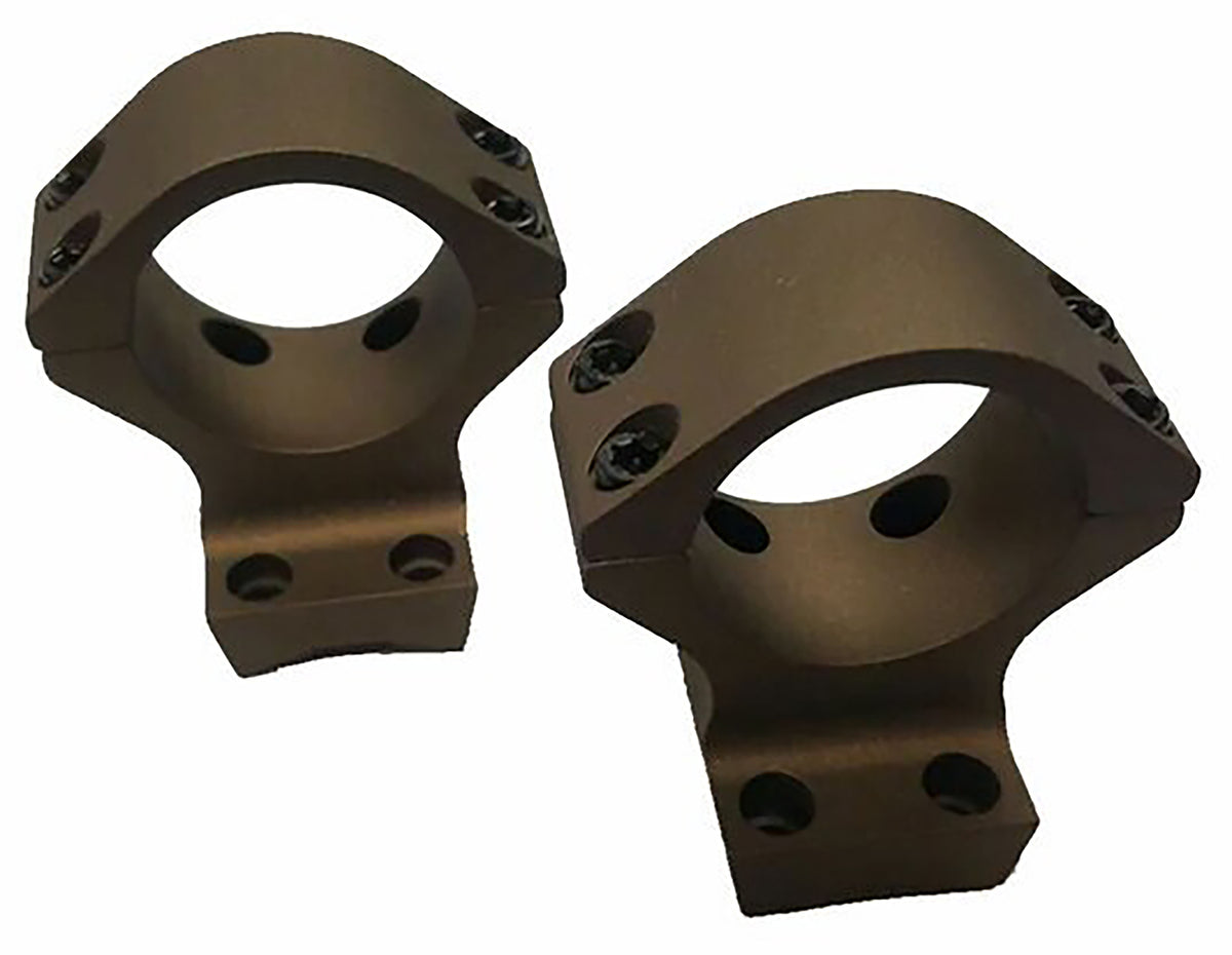 Talley HC940735 X-Bolt Scope Mount and Ring Combo 1" Tube Medium Height Burnt Bronze Aluminum 0 MOA