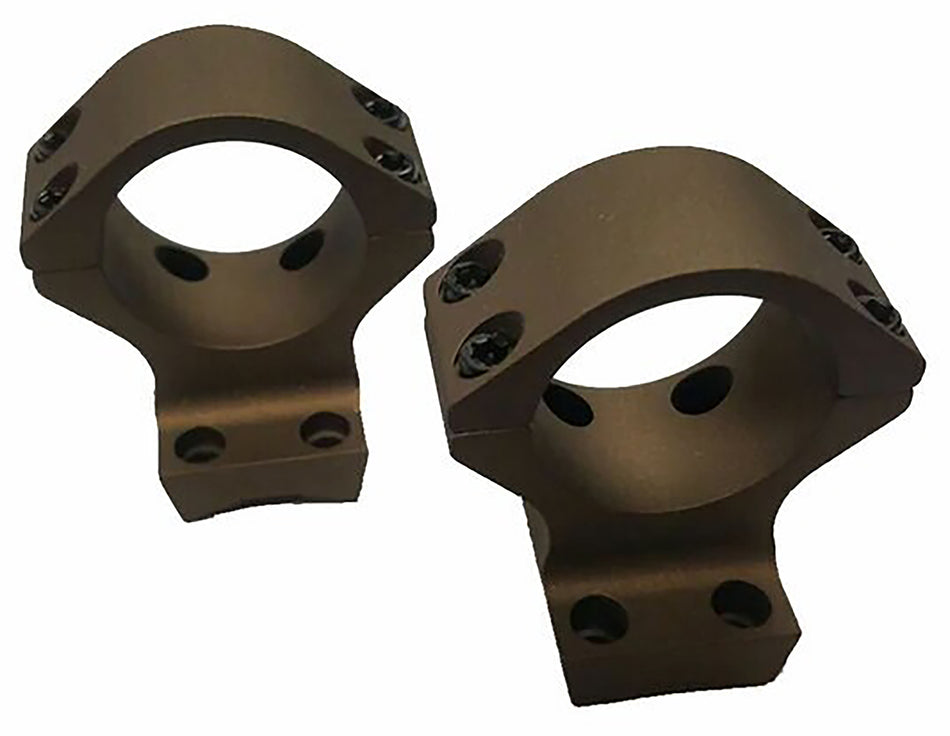 Talley HC940735 X-Bolt Scope Mount and Ring Combo 1" Tube Medium Height Burnt Bronze Aluminum 0 MOA