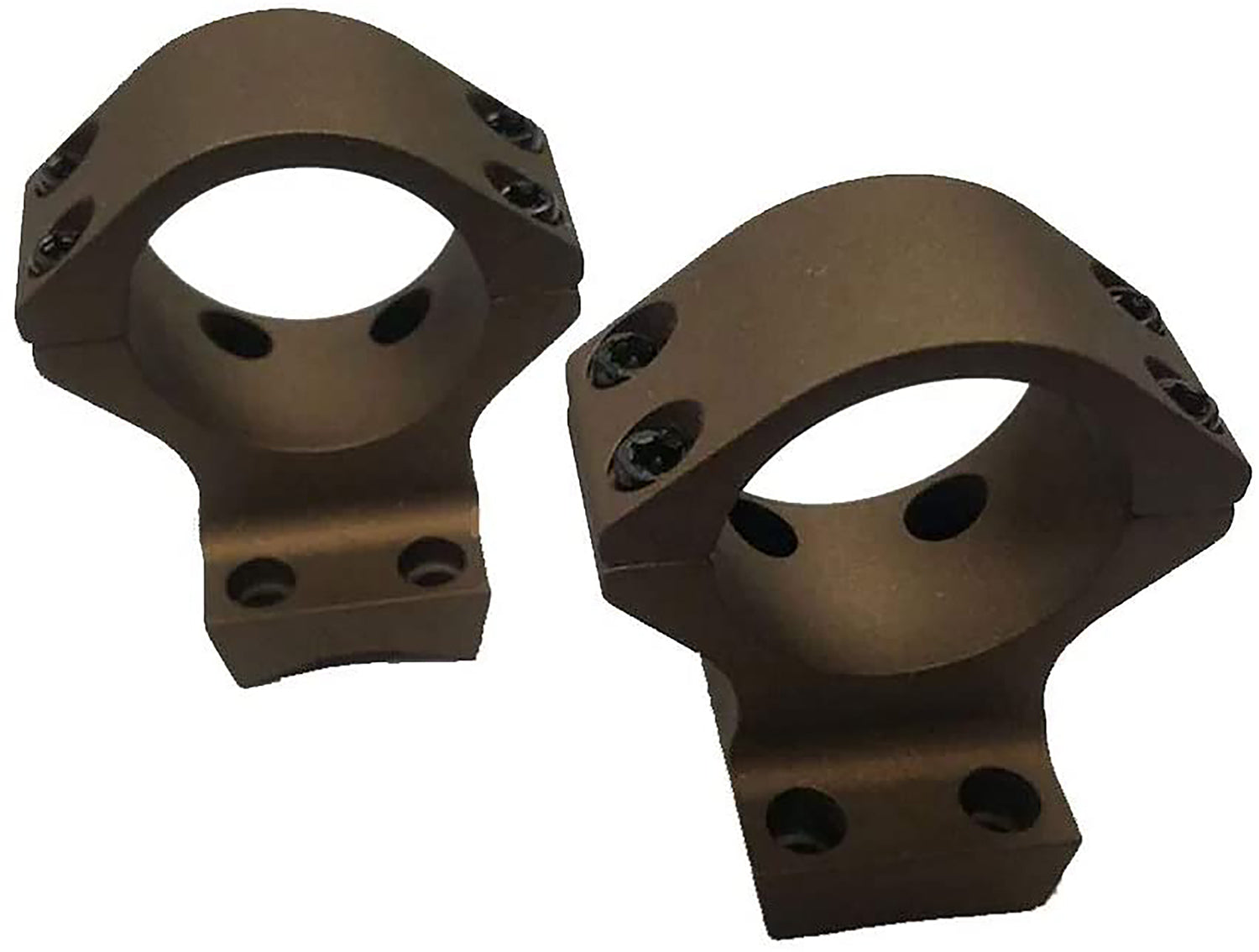 Talley HC950735 X-Bolt Scope Mount and Ring Combo 1" Tube High Height Burnt Bronze Aluminum 0 MOA
