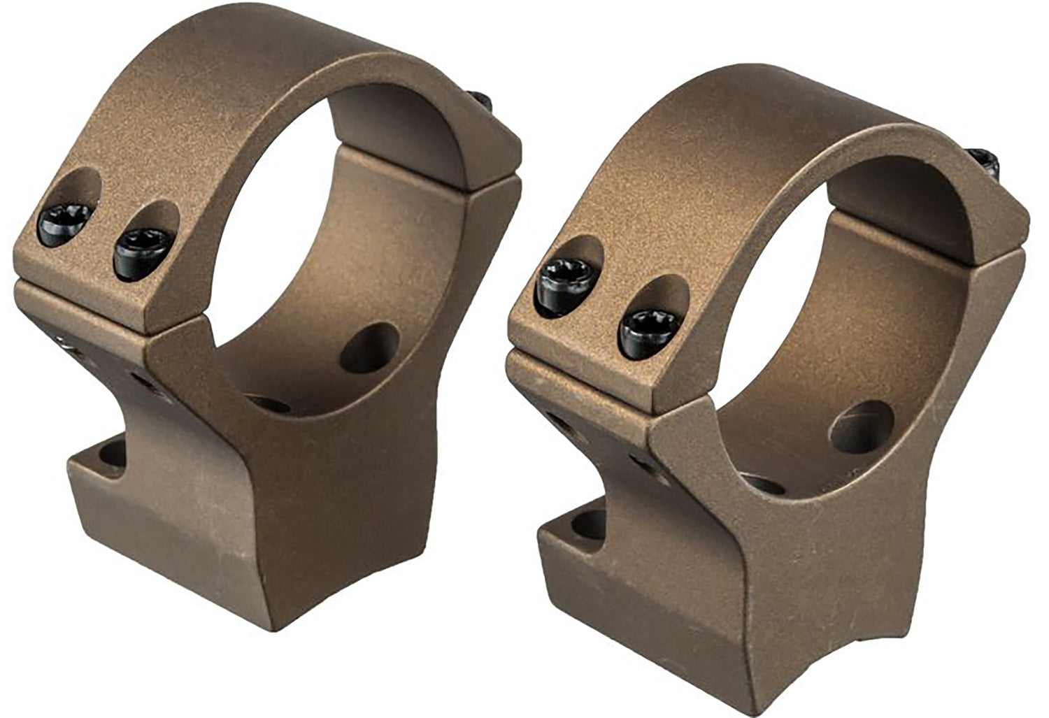 Talley HC750735 One-Piece Scope Mount 30mm Tube Burnt Bronze Aluminum X-Bolt High Rings 0 MOA