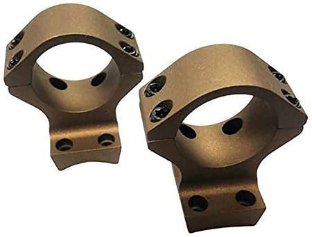 Talley HC840735 One-Piece Scope Mount 34mm Tube Burnt Bronze Aluminum X-Bolt Medium Rings 0 MOA
