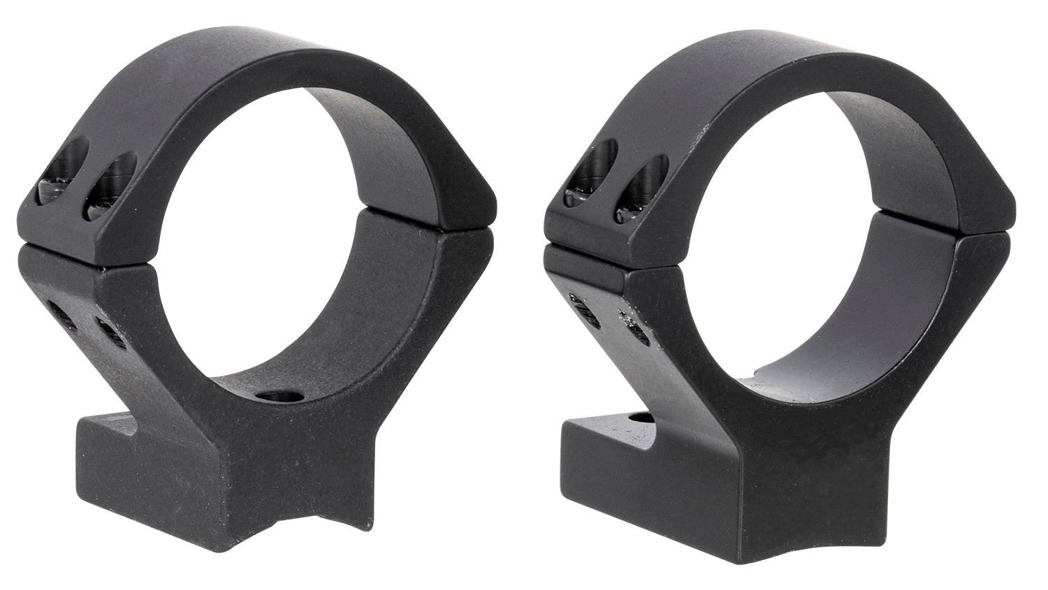 Talley 840705 Weatherby Mark V Magnum Action 34mm Medium Rings Scope Mount Combo Black Anodized