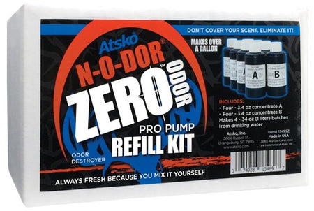Atsko Zero N-O-Dor Pro Pump Oxidizer Scent Elimination Refill Kit 1 Gal