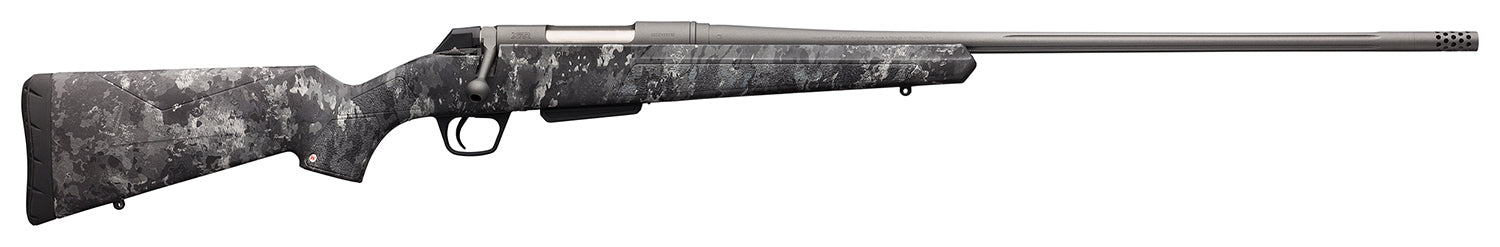 Winchester Guns 535776255 XPR Extreme Hunter 300 WSM 3+1 Cap 24" MB Tungsten Gray Cerakote Rec TrueTimber Midnight Stock Right Hand with MOA Trigger System (Full Size) No Sights
