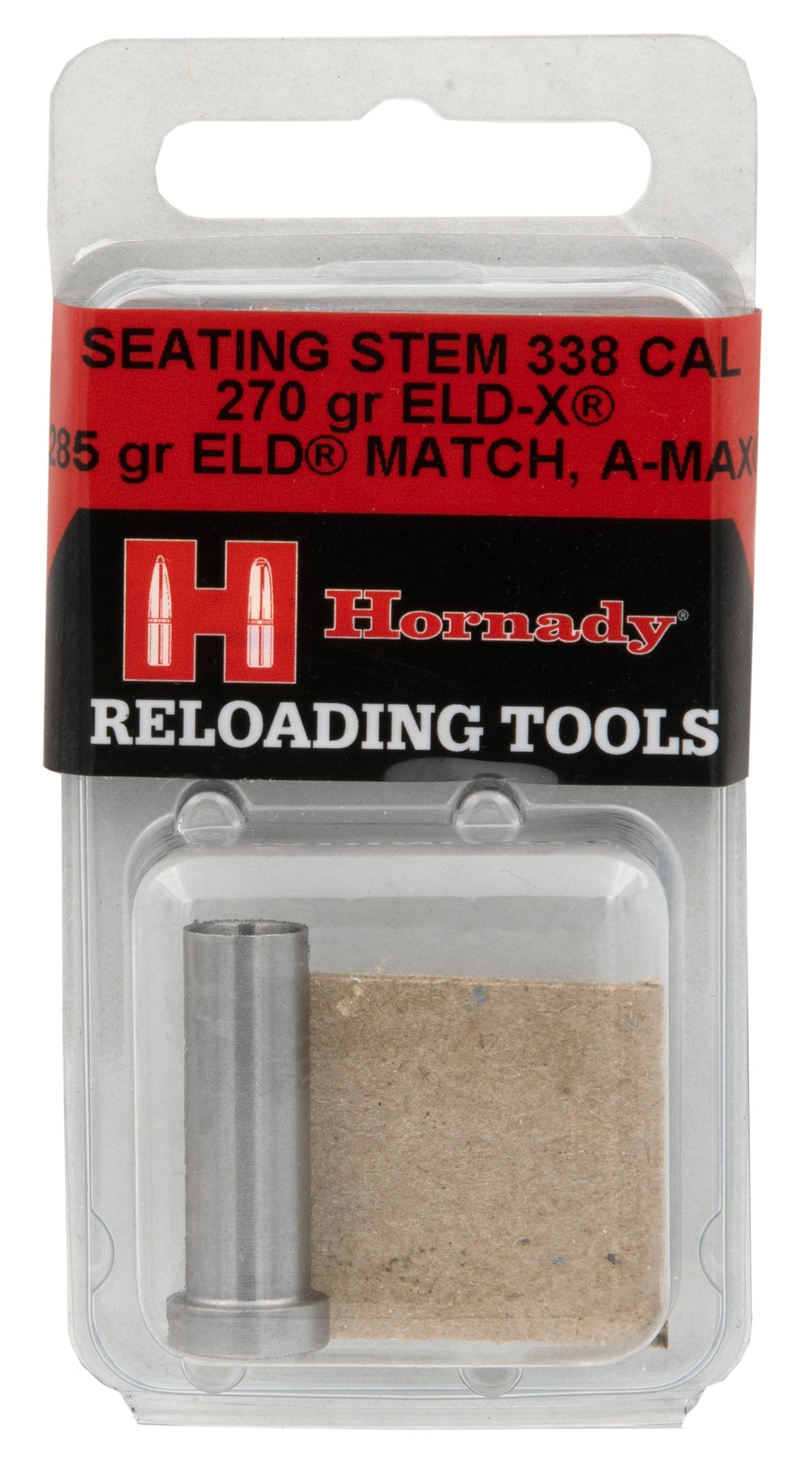 Hornady 397110 ELD Match 338 Caliber 270 gr Bullet Seating Stem for Custom Grade Dies