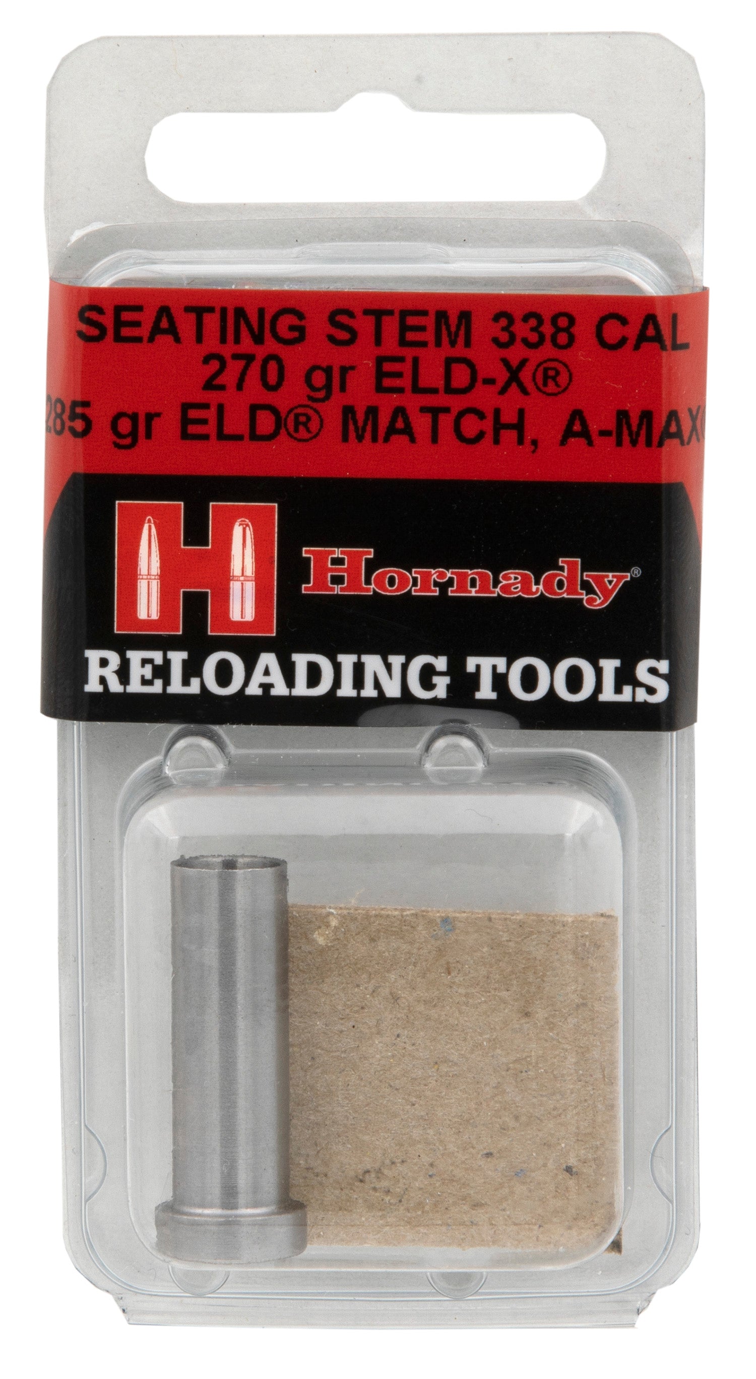 Hornady 397110 ELD Match 338 Caliber 270 gr Bullet Seating Stem for Custom Grade Dies