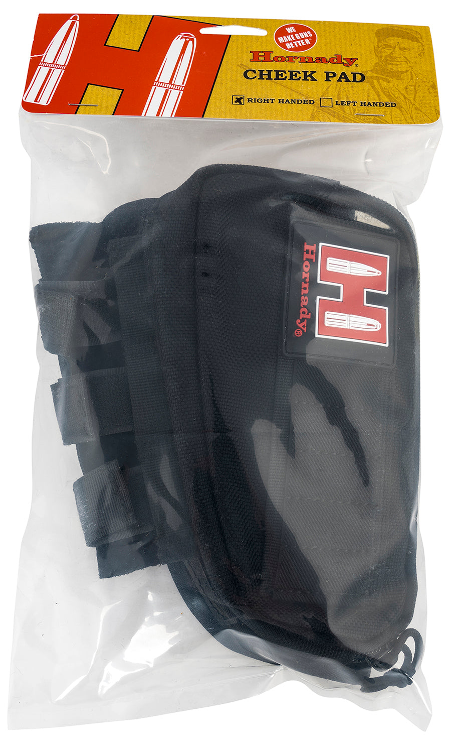 Hornady 99108 Black Cordura Rifle Cheek Rest Pad with 5rd Loops Right Hand