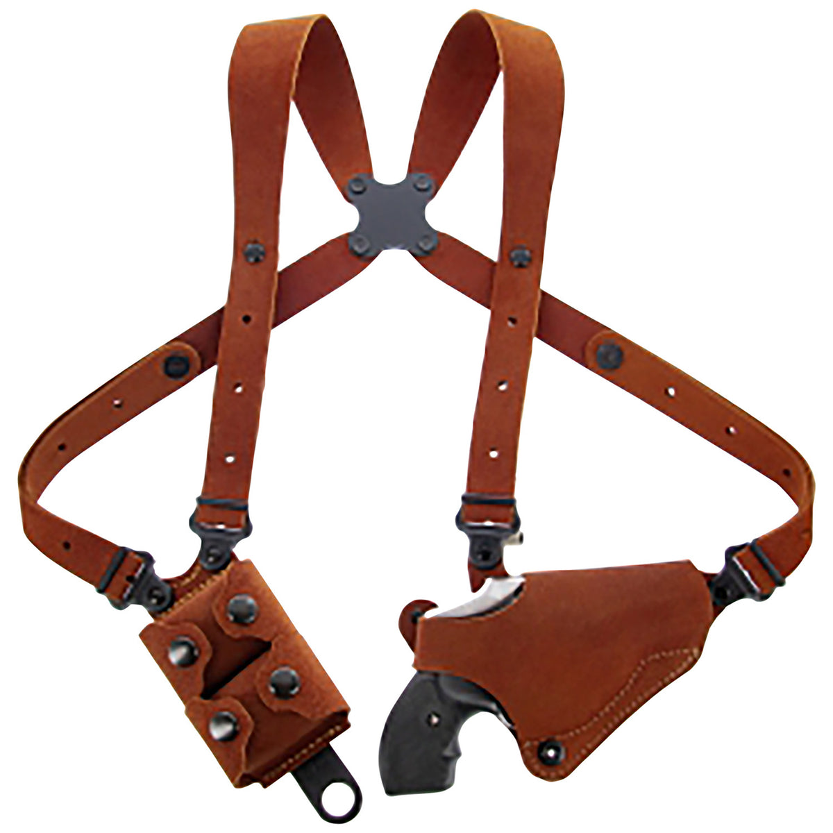 Galco Classic Lite 2.0 Shoulder Holster CL2160 - S&W J Frame/Charter Arms Undercover, Natural Leather, Right Hand