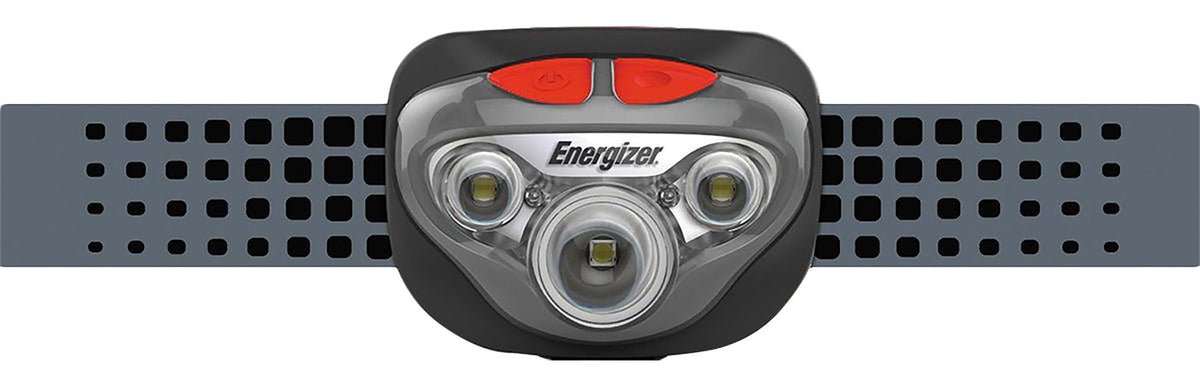 Energizer HDDIN32E Vision HD+ Focus 400-Lumen LED Headlamp Gray with Digital Focus Technology