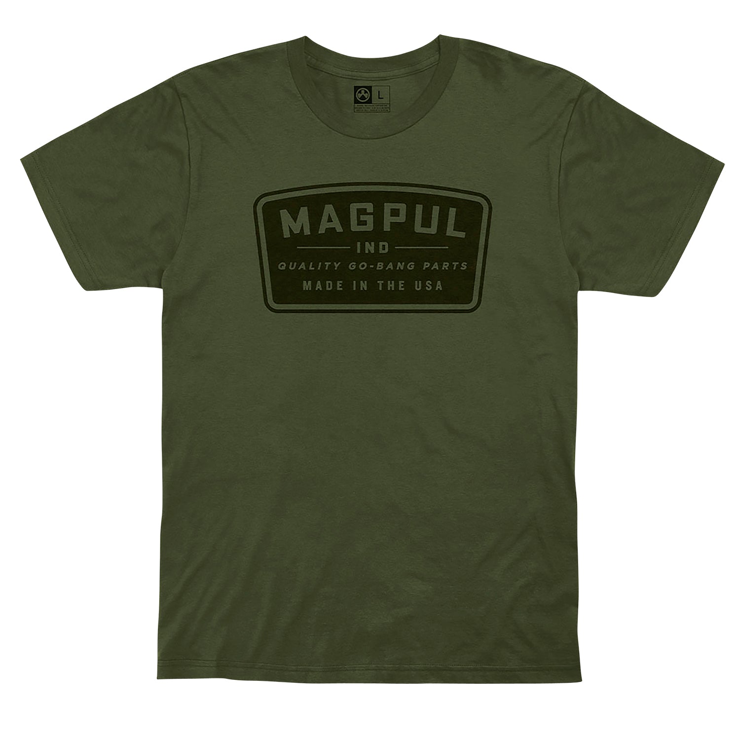 Magpul Go Bang Parts Short Sleeve Shirt Small Olive Drab Cotton MAG1111-316-S
