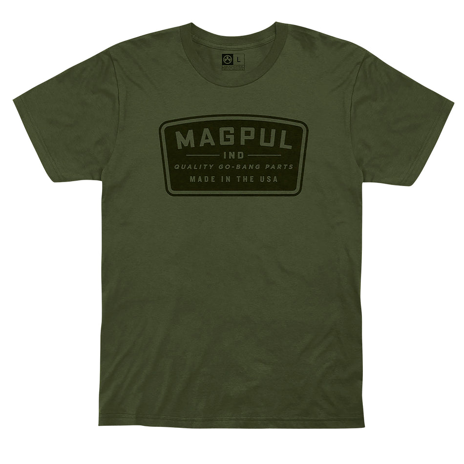 Magpul Go Bang Parts Short Sleeve Shirt Small Olive Drab Cotton MAG1111-316-S