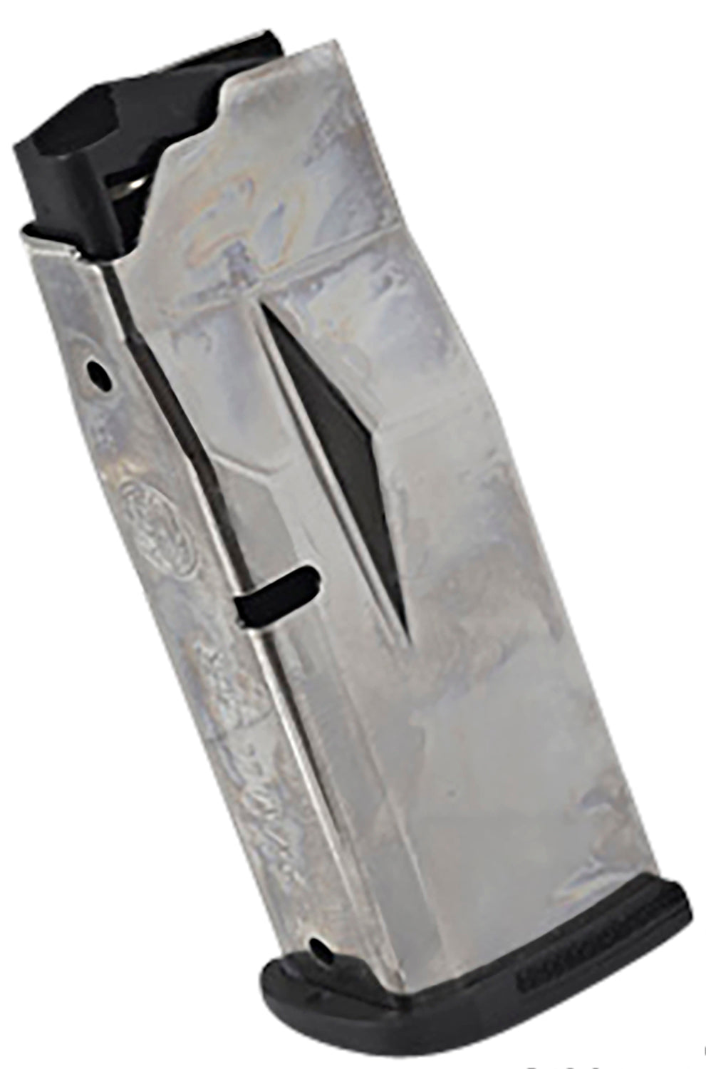 Ruger 90715 12rd 9mm Luger Max-9 E-Nickel Steel Magazine w/Flush & Extended Floorplate
