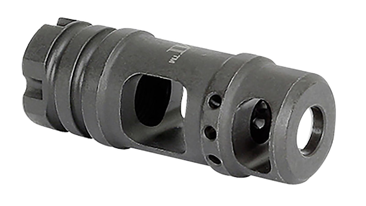 Midwest Industries MIMB6 30 Cal AK-Platform Muzzle Brake Black Phosphate Tool Steel M14x1 LH