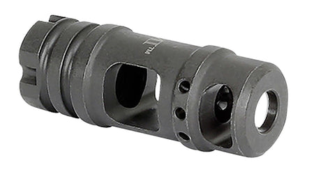 Midwest Industries MIMB6 30 Cal AK-Platform Muzzle Brake Black Phosphate Tool Steel M14x1 LH
