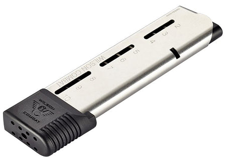 Wilson Combat 1911 Elite Tactical 10-Round .45 ACP Stainless Steel Magazine with Extended Floorplate