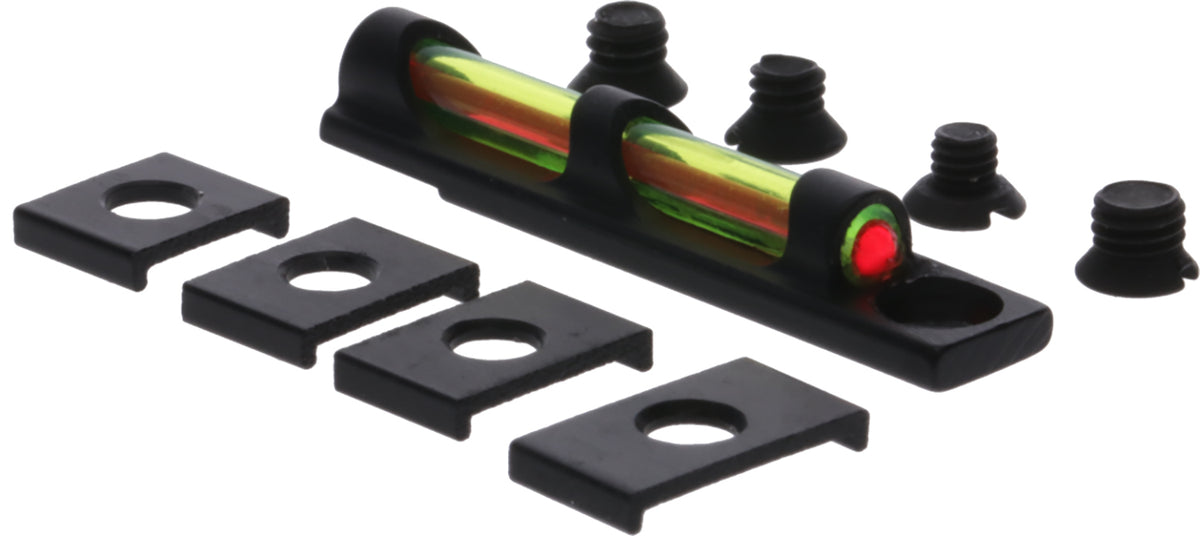 TruGlo TG-TG949D Tru-Bead Universal Shotgun Rib Front Sight Green Outside with Red Center Fiber Optic