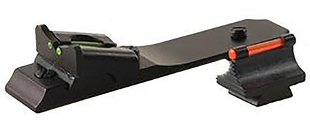 TruGlo TGTG112 Lever Action Rifle Iron Sight Set CNC-Machined Red Front & Adjustable Green Rear 0.450"