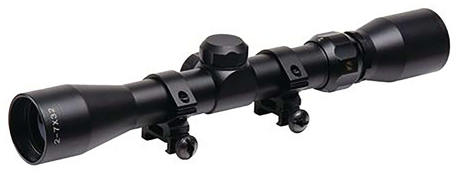TruGlo TG852732B Trushot Black Anodized 2-7x32mm Scope Duplex Reticle Speed Focus Eyepiece
