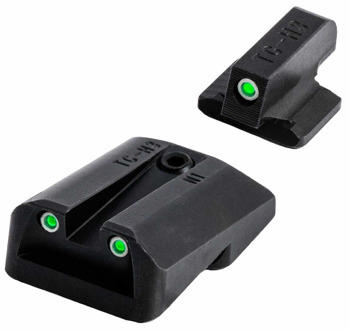 TruGlo TGTG231N3 Green Tritium Night Sights for 1911 Officer & Commander .45 ACP Models