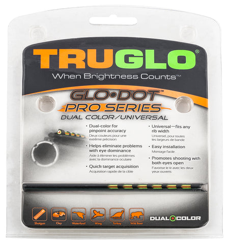TruGlo TG-TG104D Glo-Dot Pro Series Dual Universal Replacement Shotgun Sight