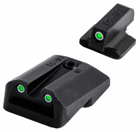 TruGlo TGTG231F3W Tritium Pro Green/White Outline Iron Night Sight Replacement Set
