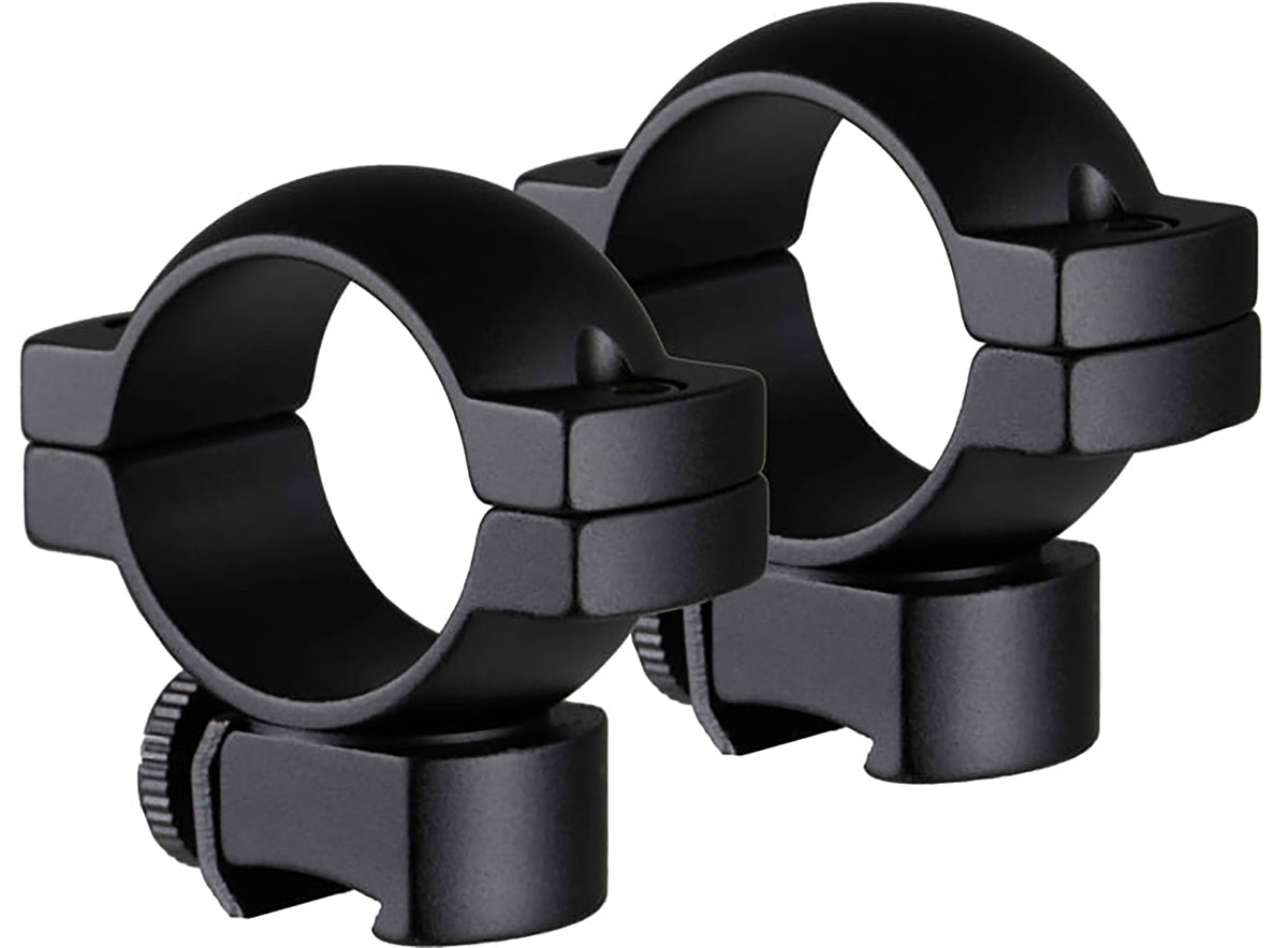 TruGlo TGTG8960B2 Matte Black Medium 1 Inch Lightweight Scope Rings 2-Screw Design